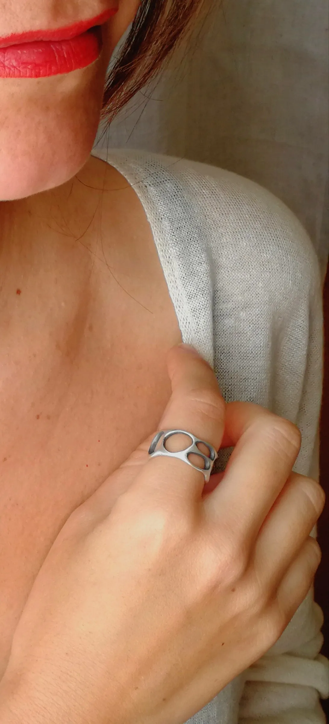 Anillo de plata