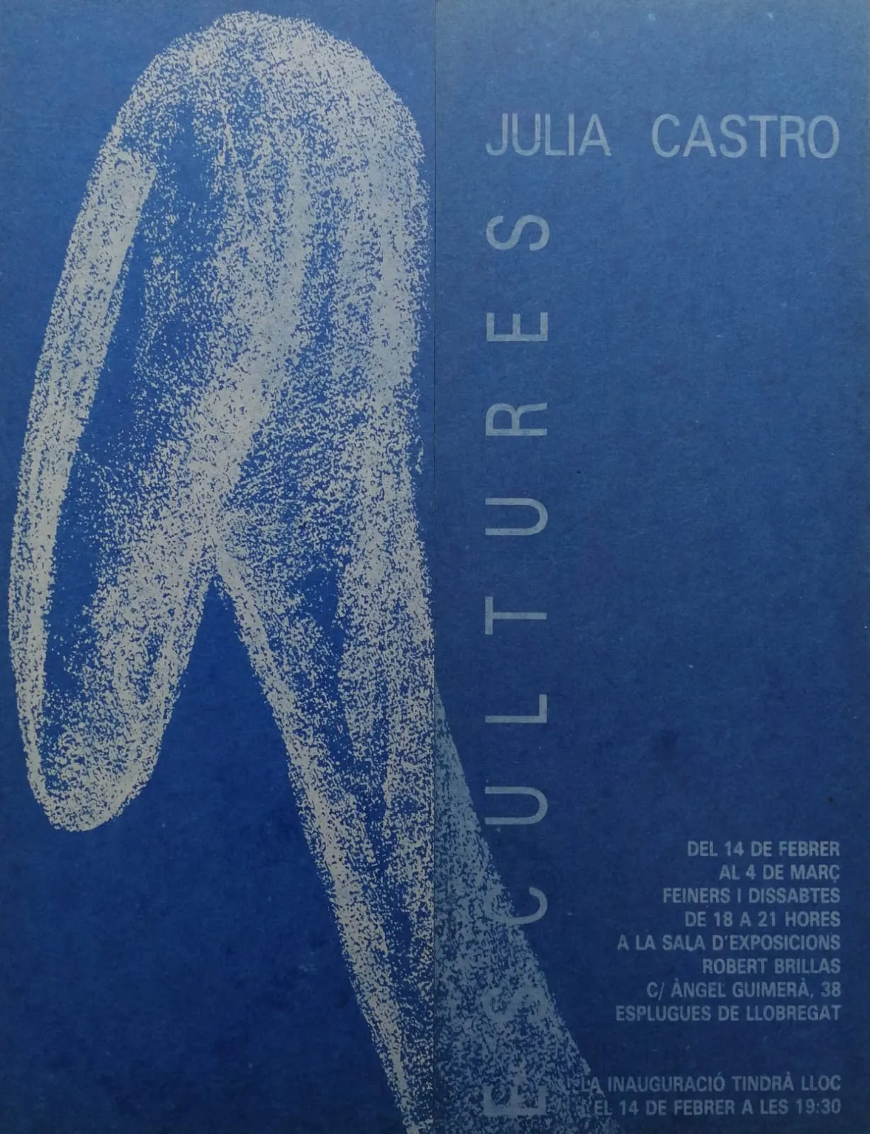 Cartel: Centre Cívic Robert Brillas d'Esplugues de Llobregat. Esculturas, Barcelona.