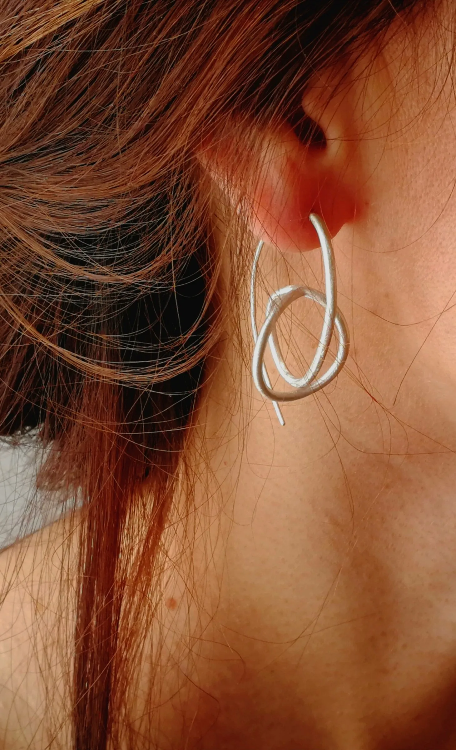 Pendiente en plata