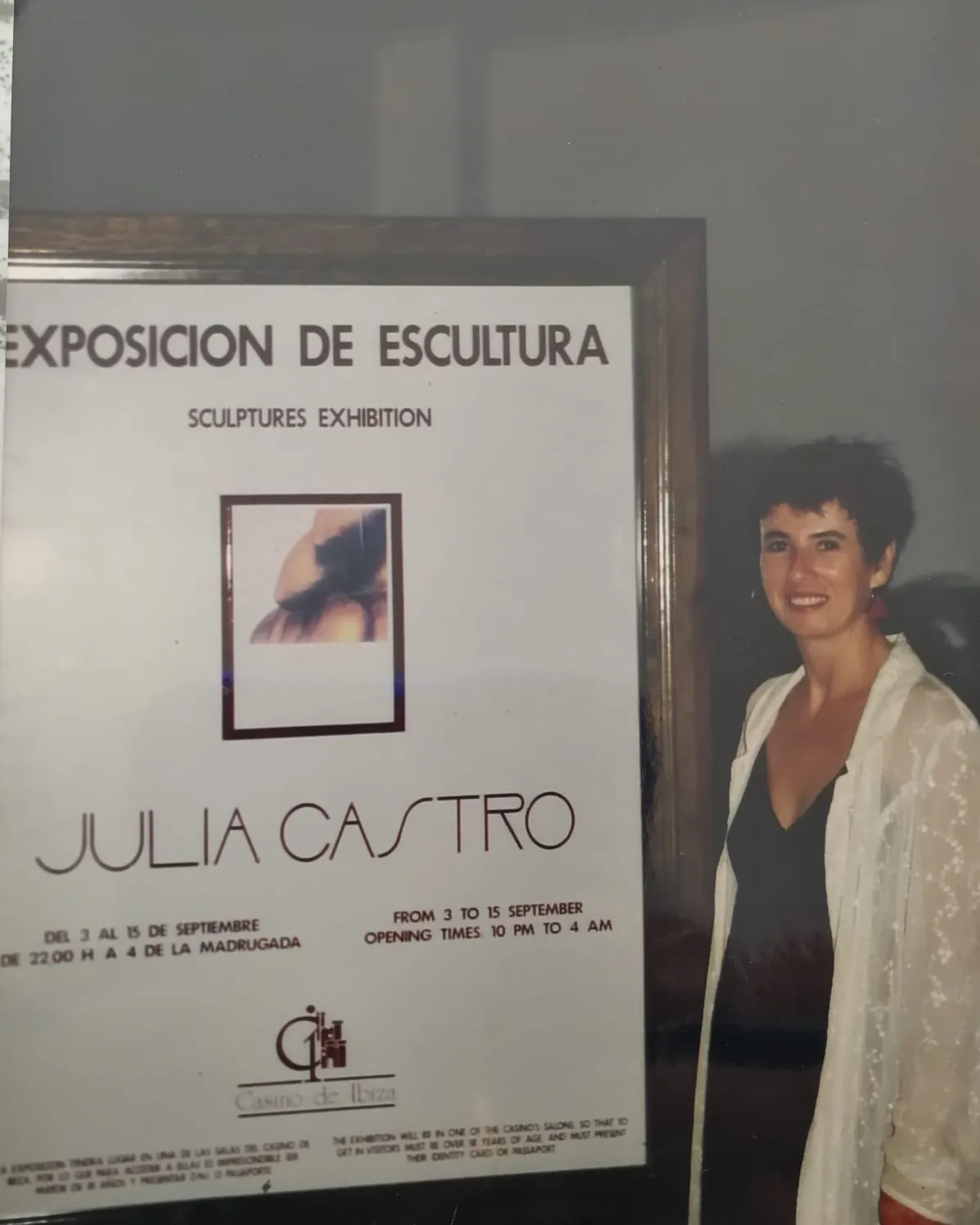 Cartel: Sala de Exposiciones, Casino de Eivissa. Esculturas.